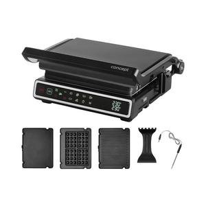 Concept ge3550 - Kontaktný gril s teplotnou sondou 2000W/230V čierny ge3550 vyobraziť