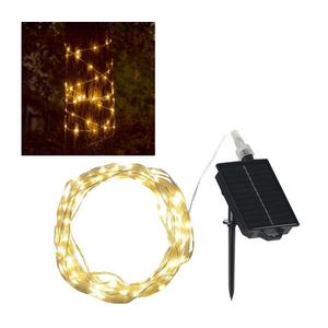 LED solárna dekoračná reťaz LED/3, 7V 1800 mAh 10 m IP44 + diaľkové ovládanie 330222 vyobraziť