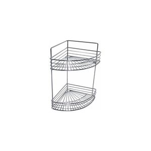 UTC Dvojposchodová nástenná polica do sprchy 30, 6x37, 5 cm lesklý chróm 320199 vyobraziť