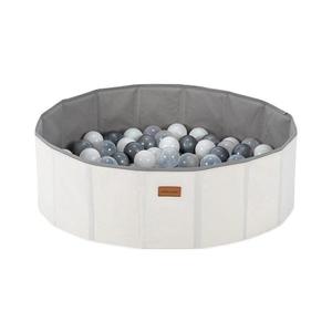 Detský suchý bazén s loptičkami pr. 80 cm bielo-sivý 306WLG1105 vyobraziť