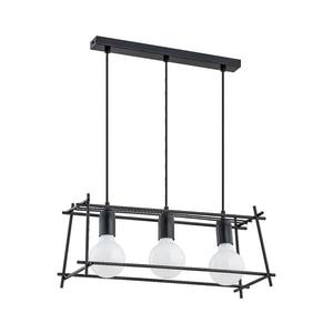 Luster na lanku NETI 3xE27/15W/230V čierna 62039 vyobraziť