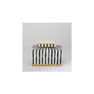 Eurolamp Keramická dóza 20, 5x16x9 cm modrá/biela/čierna 752-20098 vyobraziť