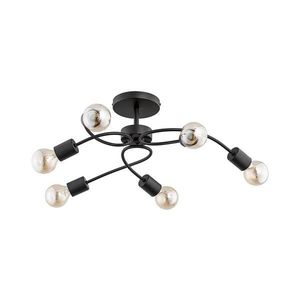 Prisadený luster HELIX 6xE27/15W/230V čierny 24706 vyobraziť