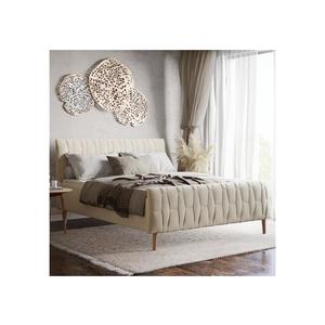 Čalúnená posteľ bez matraca FLORA 160x200 cm béžová 04KTCVSLW503A-160UR7 vyobraziť