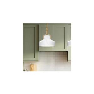 Elstead Quoizel QZ-BRECKEN-2P-AB-ABG - Luster BRECKEN 2xE27/60W/230V zlatý s mramorovým dekorom QZ-BRECKEN-2P-AB-ABG vyobraziť