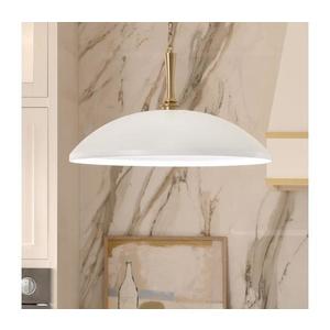 Elstead Kichler KL-DELAROSA-P-WH - Luster na reťazi DELAROSA 1xE27/60W/230V biela/mosadz KL-DELAROSA-P-WH vyobraziť