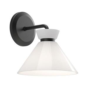 Elstead Alora Mood ALM-HALSTON-1WB-BK - Nástenné svietidlo HALSTON 1xE14/40W/230V čierna ALM-HALSTON-1WB-BK vyobraziť