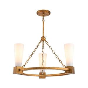 Elstead KRISTY3-DG-OPAL - Stropný luster KRISTY na tyči 3xE27/40W/230V medený KRISTY3-DG-OPAL vyobraziť