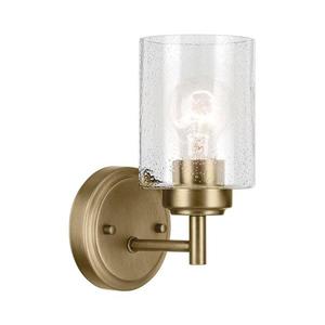 Elstead Kichler KL-WINSLOW-1W-NBR - Nástenná lampa WINSLOW 1xE27/60W/230V mosadz KL-WINSLOW-1W-NBR vyobraziť
