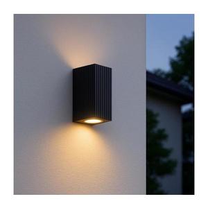 Brilliant - Vonkajšie nástenné svietidlo JELANI 2xGU10/10W/230V IP44 čierna 40916/06 vyobraziť