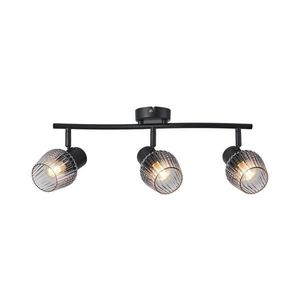 Prezent - Bodové svietidlo OASIS 3xE27/60W/230V čierna/dymová vyobraziť