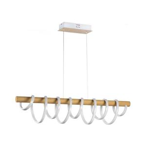 ONLI - LED Luster na lanku NILO LED/70W/230V 4000K hnedá/biela 5008/S vyobraziť