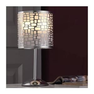 ONLI - Stolná lampa BRUCE 1xE27/15W/230V 40 cm matný chróm 4755/LP vyobraziť