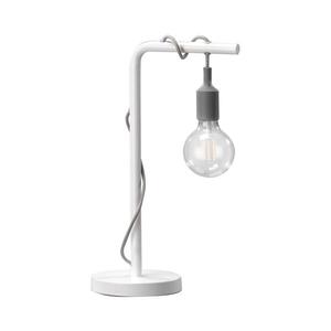 ONLI - Stolná lampa WIRE 1xE27/15W/230V 50 cm šedá/biela 4853/LGB vyobraziť