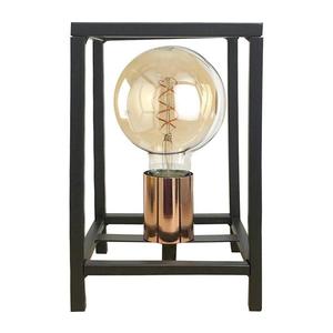 ONLI - Stolná lampa FLOKI 1xE27/15W/230V 20 cm čierna/medená 4931/L vyobraziť