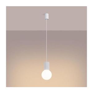 SL.1709 - Luster na lanku HALO 1xG9/8W/230V pr. 12 cm biela SL.1709 vyobraziť