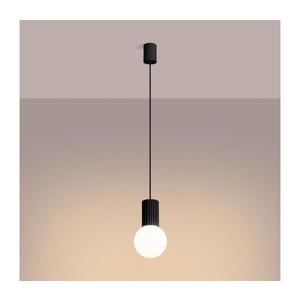 SL.1714 - Luster na lanku HALO 1xG9/8W/230V pr. 12 cm čierna SL.1714 vyobraziť