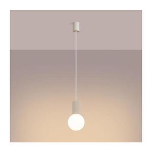 SL.1719 - Luster na lanku HALO 1xG9/8W/230V pr. 12 cm krémová SL.1719 vyobraziť