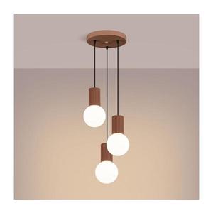 SL.1735 - Luster na lanku HALO 3xG9/8W/230V pr. 25 cm hnedá SL.1735 vyobraziť