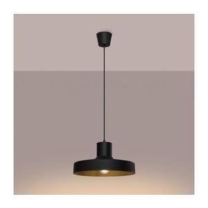 SL.1703 - Luster na lanku BILO 1xE27/15W/230V pr. 35 cm čierna SL.1703 vyobraziť