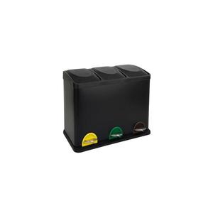 UTC Kôš na triedený odpad 45 l, čierny 270645 vyobraziť