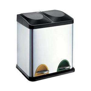 UTC Kôš na triedený odpad 30 l čierny/nerez 270234 vyobraziť