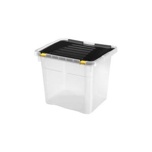 UTC Úložný box 36 l čierny/priehľadný HDR654 vyobraziť