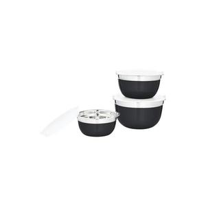 UTC SADA 3x Miska s víkom čierna/nerez 275096 vyobraziť