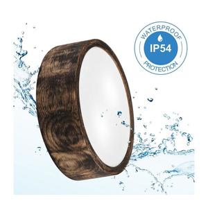 Stropné kúpeľňové svietidlo OAK SMOKY 2xE27/15W/230V IP54, pr. 27, 5 cm, dub/hned LD-PD-6.19/SMOKY IP54 vyobraziť