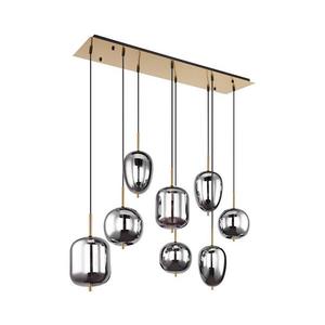 Globo 15345-8MM - Luster na lanku BLACKY I 8xE14/40W/230V 15345-8MM vyobraziť