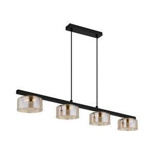 Globo 16055-4HG - LED Luster na lanku HIGGINS 4xGX53/6W/230V dymová/hnedá 16055-4HG vyobraziť