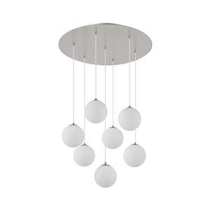 Globo 56140-7H - LED Luster na lanku RIHA 7xG9/3, 5W/230V biela 56140-7H vyobraziť