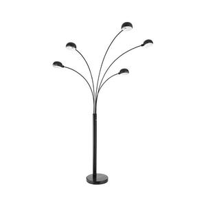 Globo 58228NB - Stojacia lampa SEYMOUR 5xE14/40W/230V čierna 58228NB vyobraziť