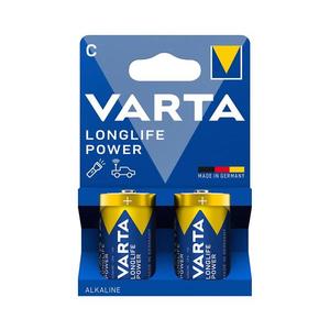 Varta 4914121422 - 2 ks alkalické batérie LONGLIFE POWER LR14/C 1, 5V 4914121422 vyobraziť