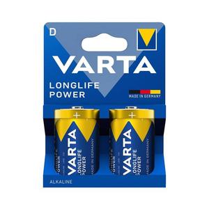Varta 4920121422 - 2 ks alkalické batérie LONGLIFE POWER LR20/D 1, 5V 4920121422 vyobraziť
