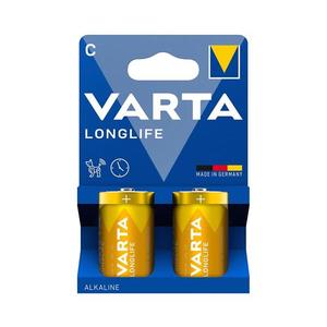 Varta 4114101422 - 2 ks alkalické batérie LONGLIFE LR14/C 1, 5V 4114101422 vyobraziť