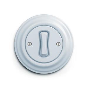 lap - Retro krížový vypínač s rámčekom č. 7 modrý KA0025+KA0023 vyobraziť