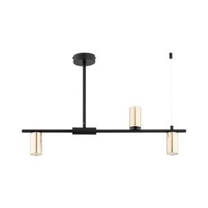 Luster na tyči URANOS 3xGU10/10W/230V čierna/zlatá 62538 vyobraziť