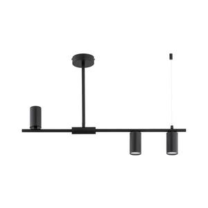 Stropna svetilka na drogu URANOS 3xGU10/10W/230V črna 62535 vyobraziť