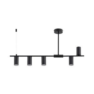 Luster na tyči URANOS 5xGU10/10W/230V čierny 63314 vyobraziť