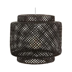 Atmosphera - Luster na lanku LIBY 1xE27/40W/230V bambus/čierna 167670B vyobraziť