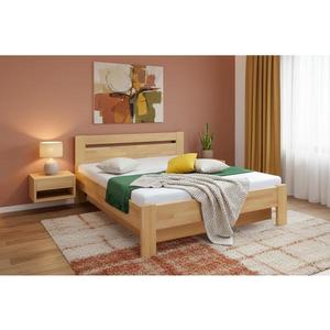 Dvojlôžková posteľ s roštom a úložným priestorom z masívu AMARA 180x200 cm buk 8590828129295 vyobraziť