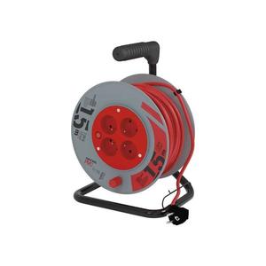 Predlžovací kábel na bubne 4Z 15 m červeno-sivý P194151 vyobraziť