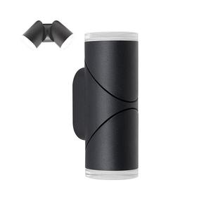 Prezent - LED Vonkajšie nástenné bod. sviet. AKARA 2xLED/5W/230V IP65 čierna vyobraziť