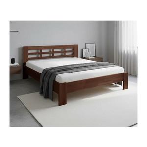 Dvojlôžková posteľ z masívu ANGELA 180x200 cm tmavý orech 8590828141303 vyobraziť