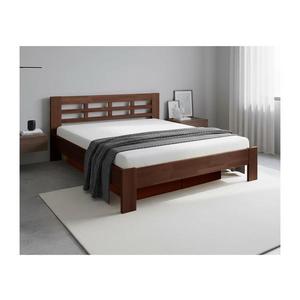 Manželská posteľ z masívu s úložným priestorom ANGELA 180x200 cm orech tmavý 8590828141532 vyobraziť