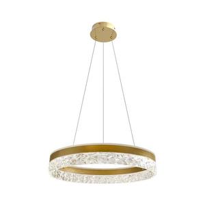 LED luster na lanku FROZI LED/32W/230V pr. 50 cm zlatý 31-35554 vyobraziť