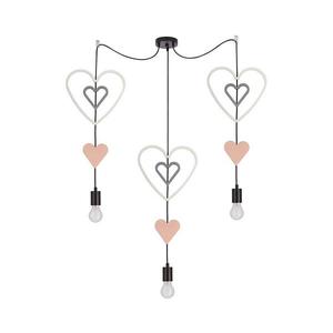 Detský luster na lankách TRIO 3xE27/20W/230V ružová/biela/šedá 33-27535 vyobraziť