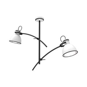 Závesný luster na tyči ZUMBA 2xE27/60W/230V biela/čierna 32-72054 vyobraziť