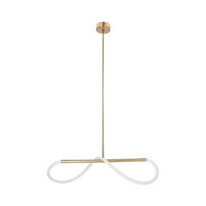 LED luster na lanku SUPREME LED/22W/230V 100 cm zlatý 31-35615 vyobraziť